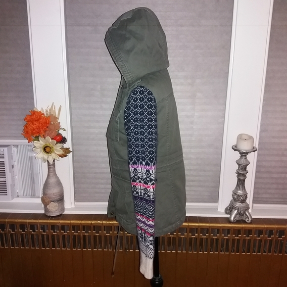 Lot Of 2 Aeropostale Utility And Fleece Full Zip Jackets - Picture 4 of 16